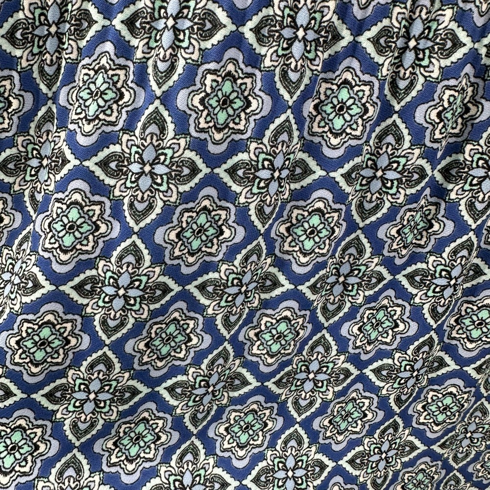 J. Jill Blue Patterned Blouse - Picture 7 of 15
